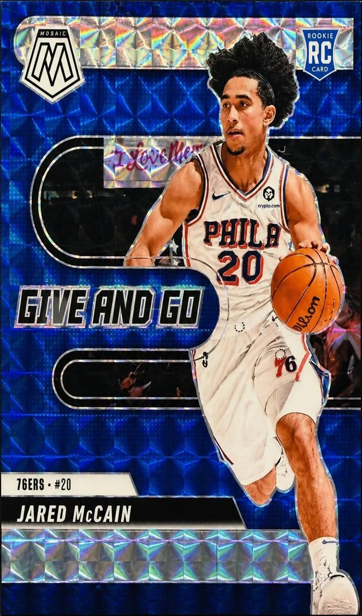 2024 Panini Mosaic Basketball Reactive Blue Jared McCain #5