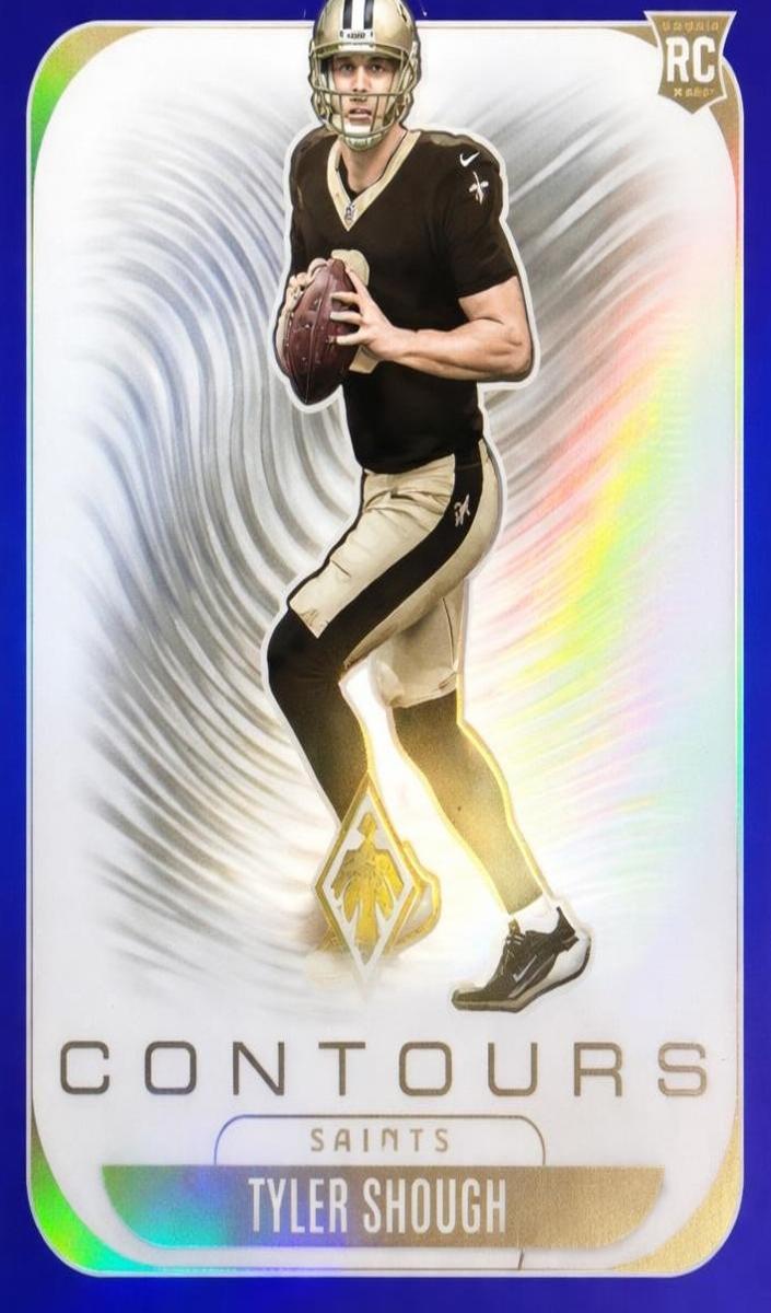2025 Panini Phoenix Football Blue Tyler Shough #23 PSA 9