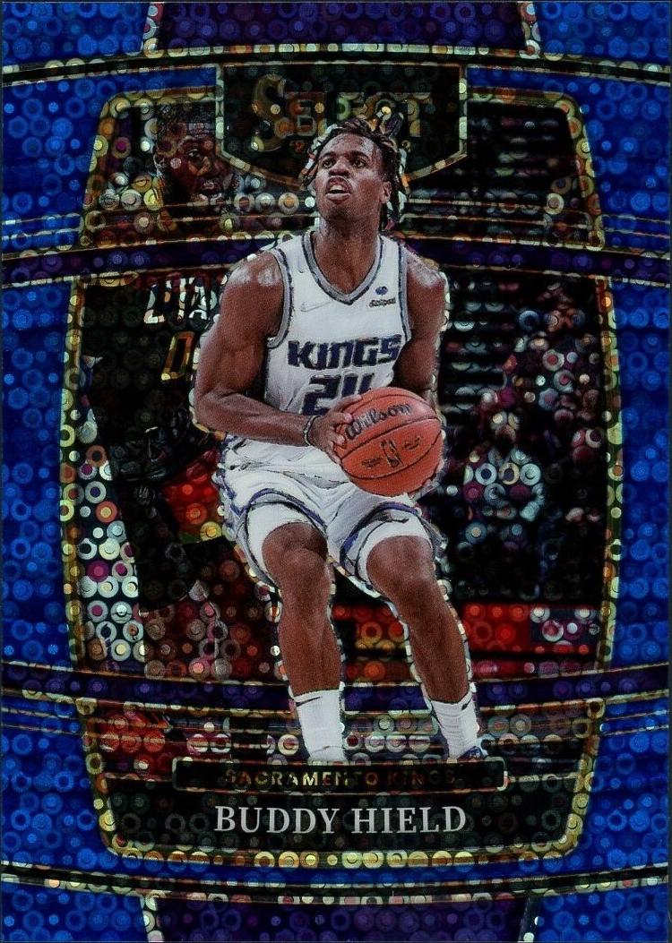 2021 Panini Select Basketball Blue Disco Buddy Hield #1
