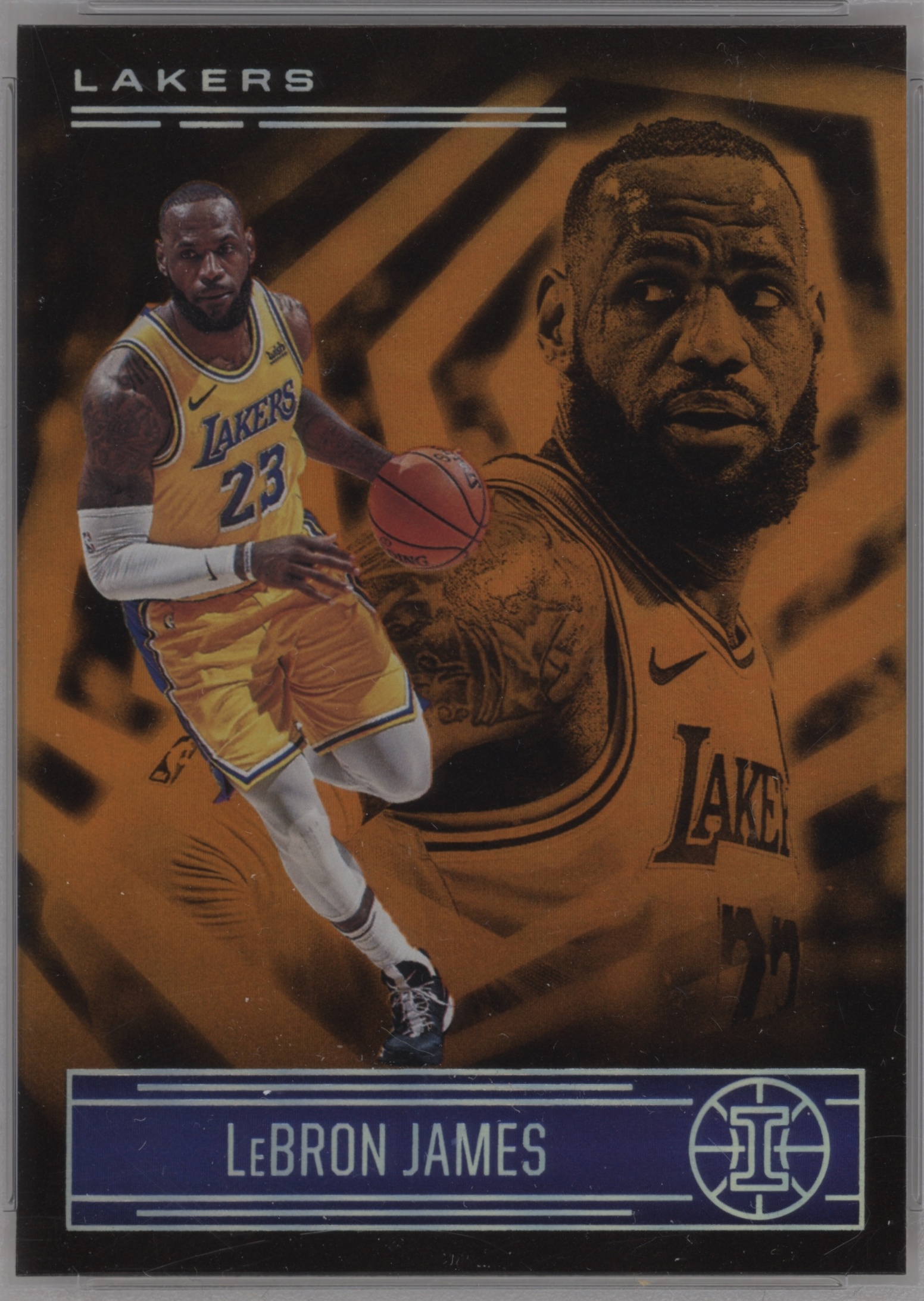 2020 Panini Illusions Basketball Trophy Collection Orange LeBron James #101