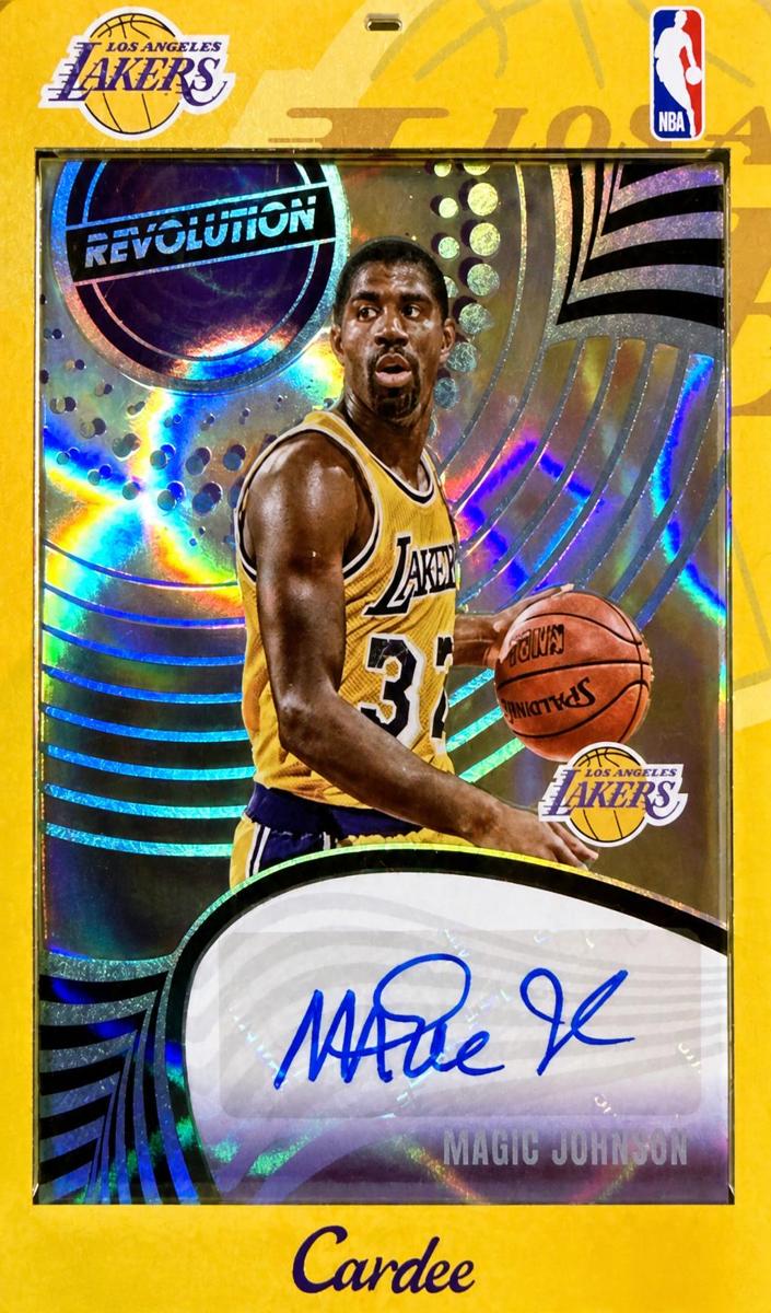 2023 Panini Revolution Basketball Infinite Magic Johnson #A-MJL PSA 9